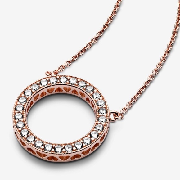 Pandora Circle of Sparkle Necklace - Picture 2 of 12